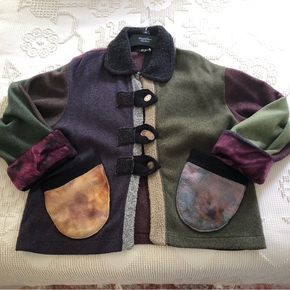 Lee Andersen Jackets & Blazers - Lee Andersen Vintage Art-to-wear fleece weight jacket